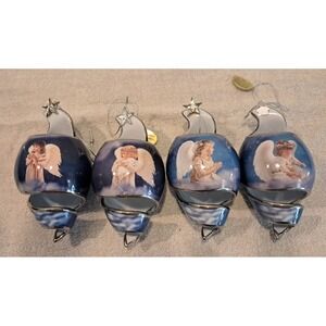 Bradford Exchange Starlight Blessings Angels Heirloom Porcelain Ornaments Heaven